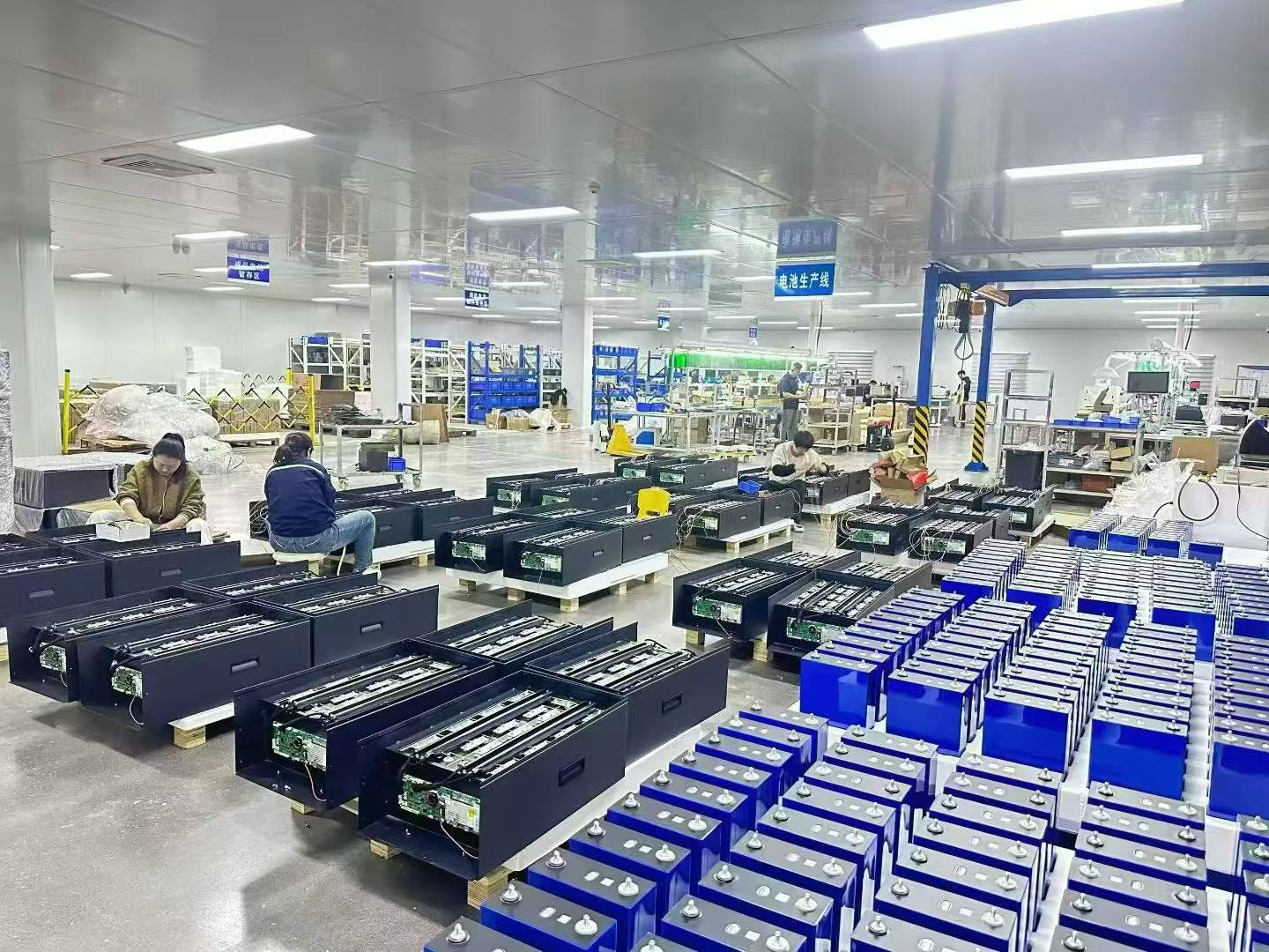off grid solar system for 20GP prefab house factory production line