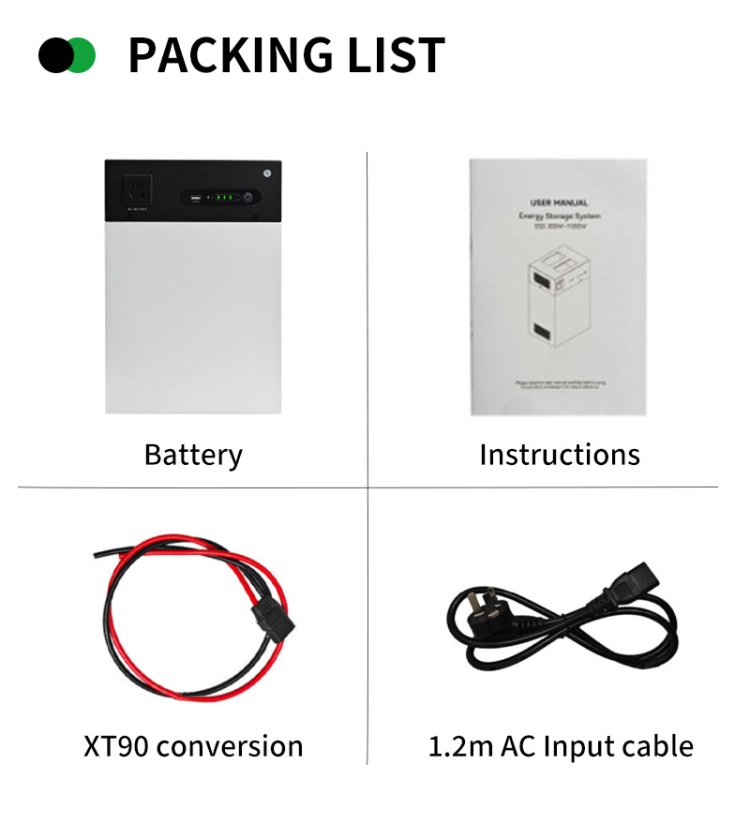 500W 1kWh inverter storage all-in-one integrated inverter and BMS design with solar PV input and grid charging