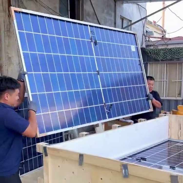 • Five 585W dual-glass solar panels